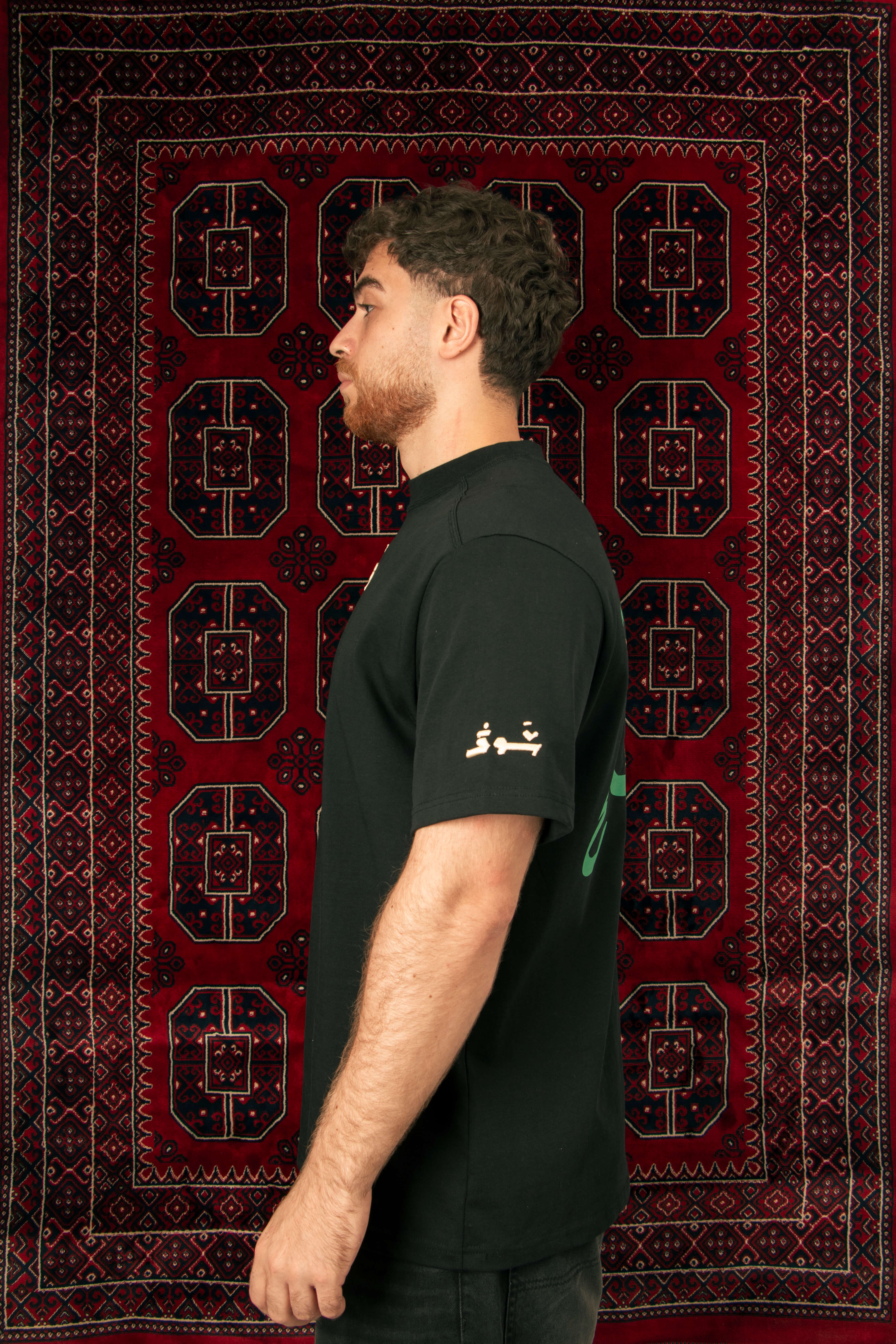 "Third najm" Black T-shirt (Unisex)