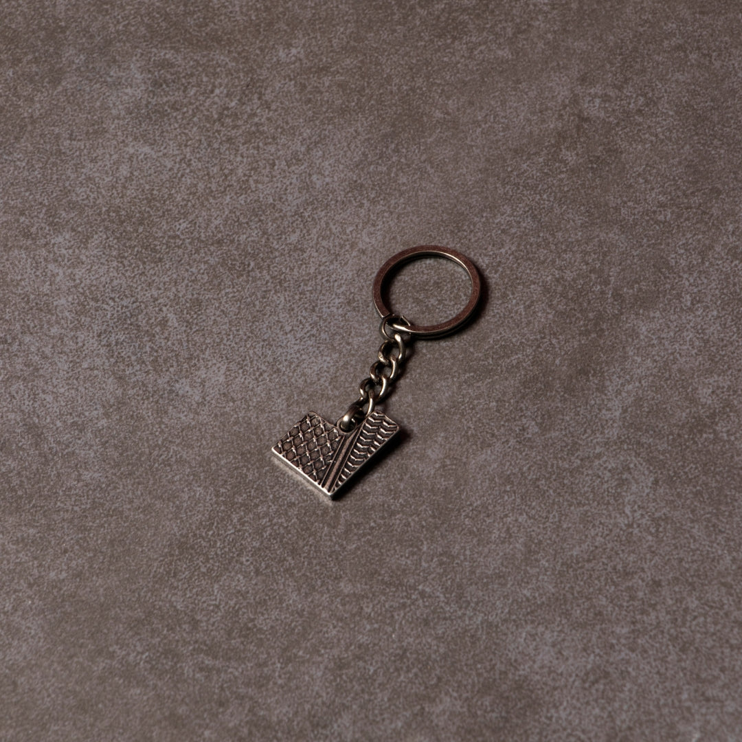 Kuffiyah Engraved Palestine Keychain