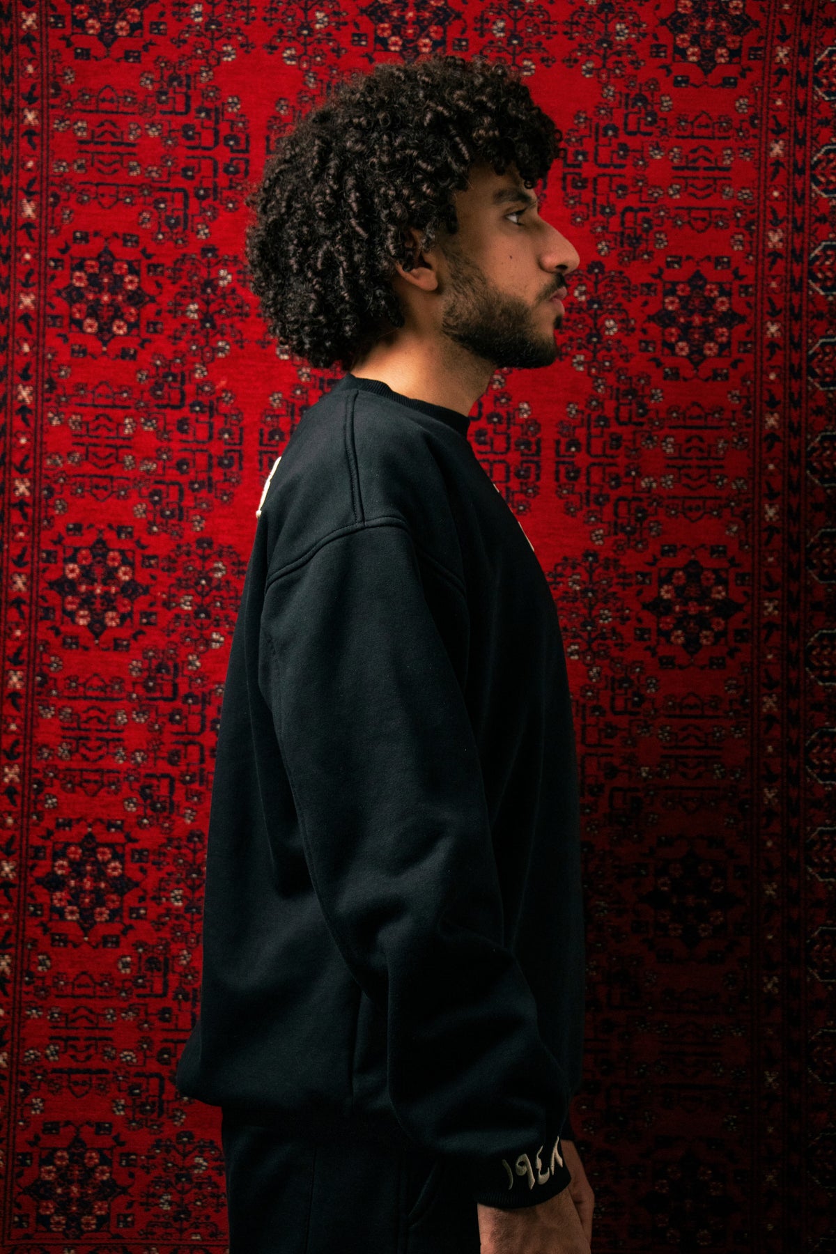 Crewneck side view