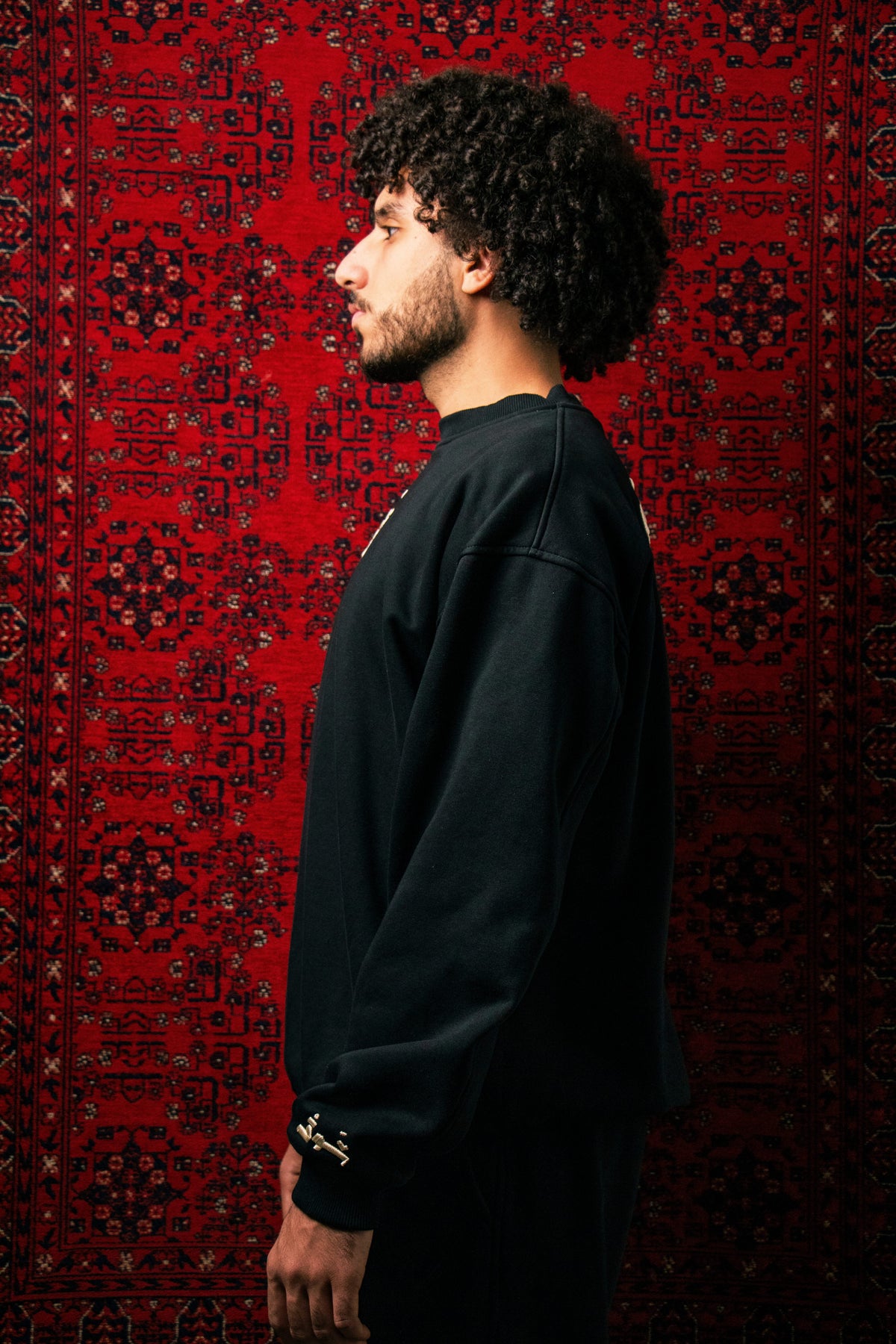 Crewneck side view