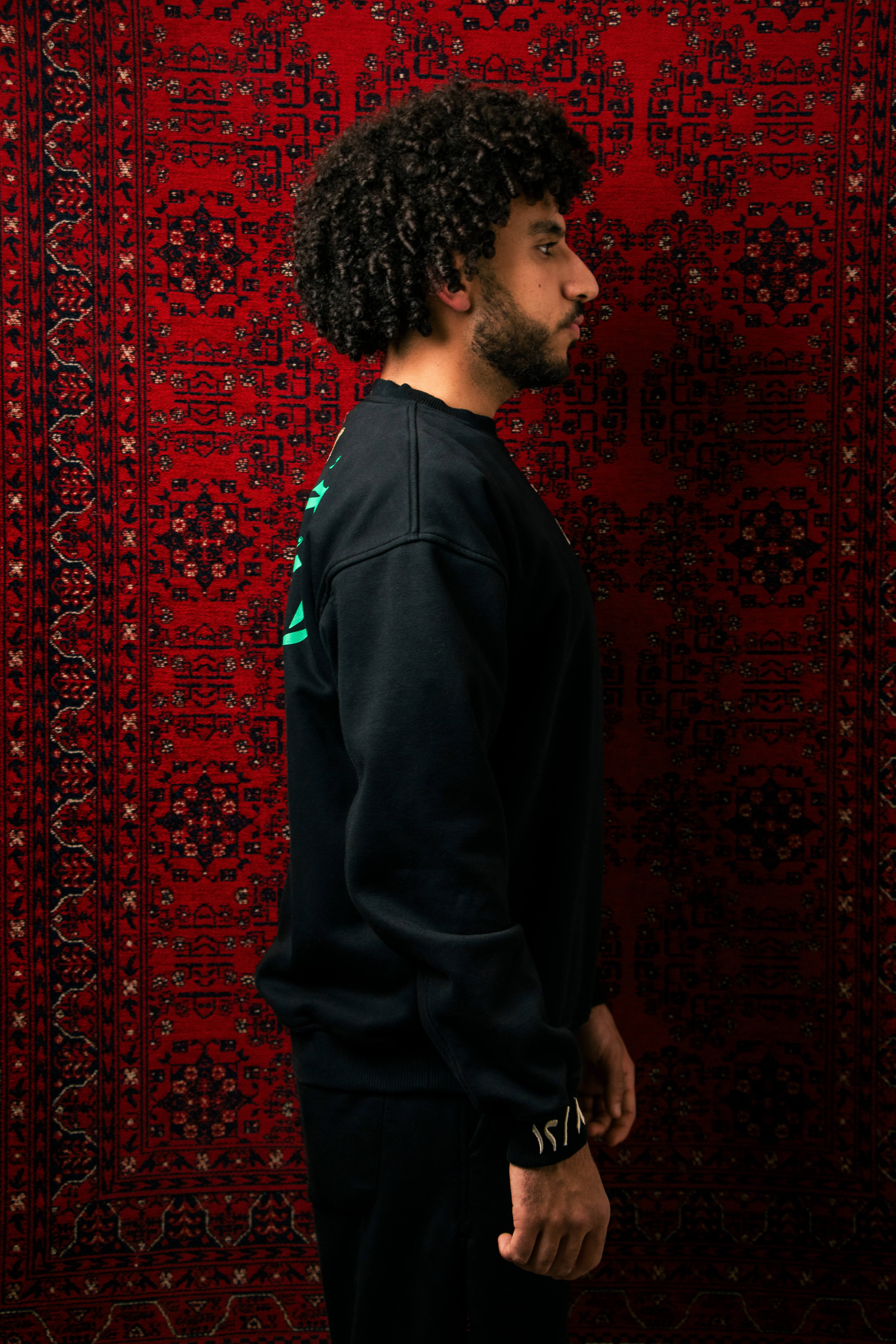 "Third Najm" Black Crewneck (Unisex)
