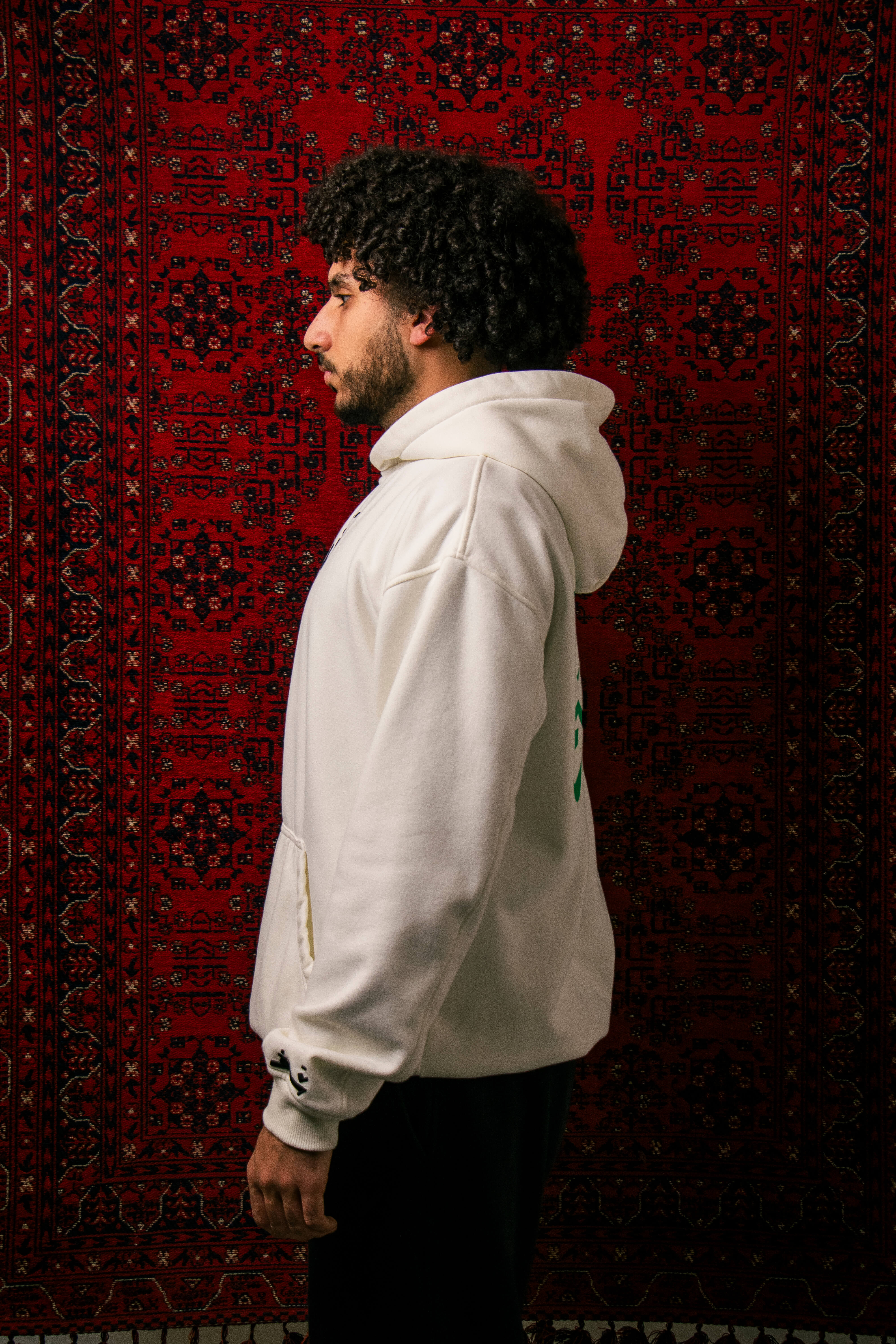 "Third Najm" White Hoodie (Unisex)