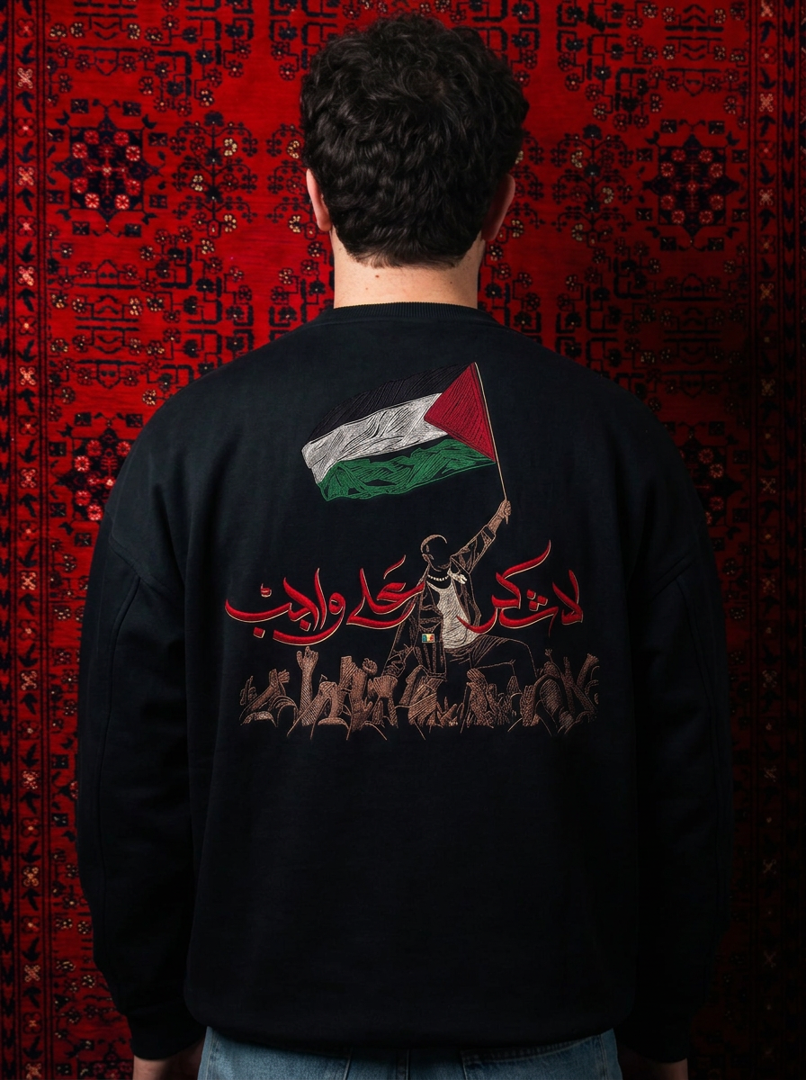 Macklemore "No Thanks For A Duty" - لا شكر على واجب Crewneck